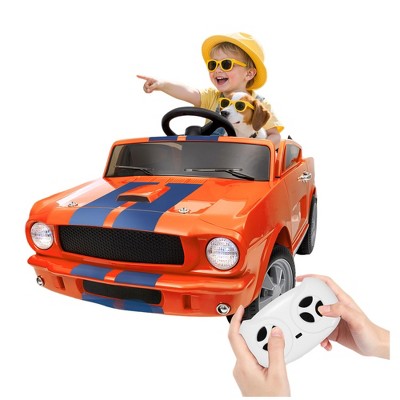 12v Battery Powered Ride on Toys, Ride on Licensed Shelby GT350 Car with Remote Control