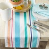 Design Imports  Beachy Keen Cotton Table Runner, Bright Stripe, 14X72" - 3 of 4