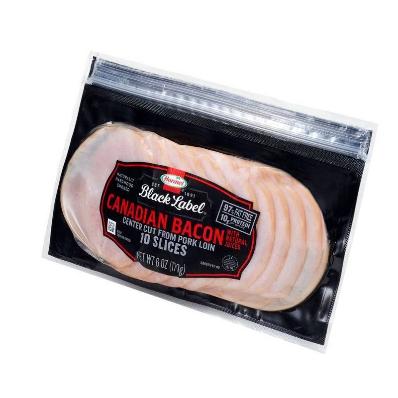 Hormel Fully Cooked Premium Canadian Style Bacon - 6oz, 4 of 6