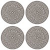 Split P Mushroom Zuri Medallion Printed Round Placemat Set of 4 - 4 of 4