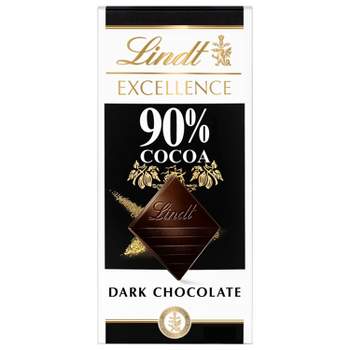 Lindt Excellence 90% Cocoa Dark Chocolate Candy Bar - 3.5 oz.