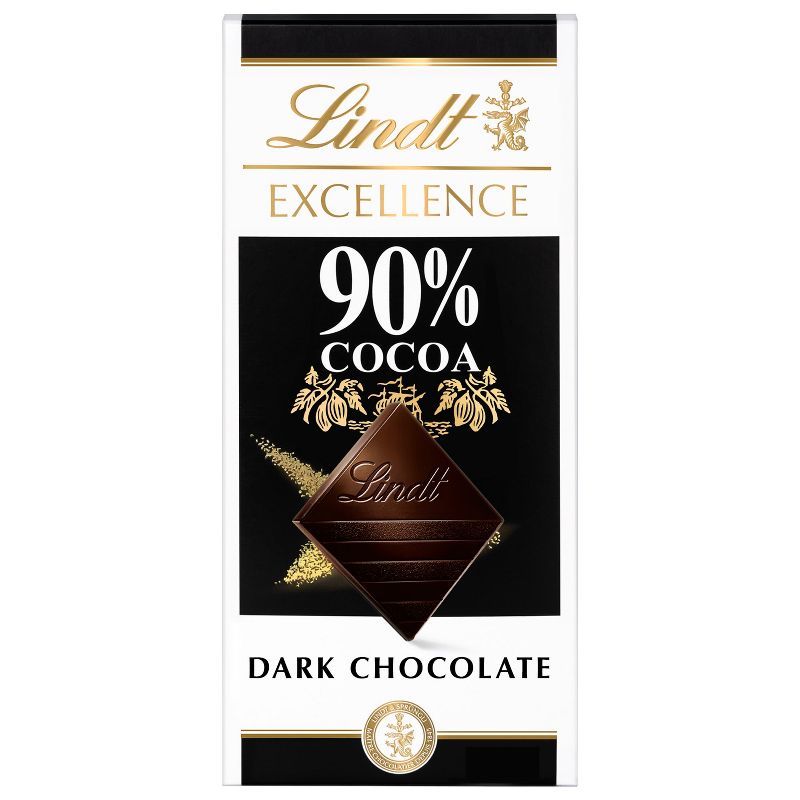 Lindt Excellence 90% Cocoa Dark Chocolate Candy Bar - 3.5 oz., 1 of 11