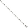 Chisel Stainless Steel Polished Elongated Open Link Paperclip 6.5" + 1.25" Bracelet - 2 of 2