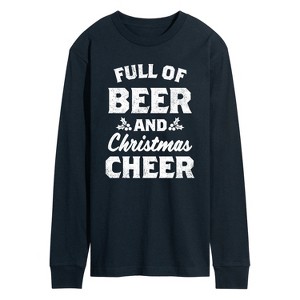 Men's - Instant Message - Beer And Cheer Long Sleeve Graphic T-Shirt - 1 of 4