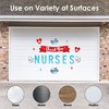 Big Dot of Happiness Thank You Nurses - Peel and Stick Nurse Appreciation Week Decoration - Wall Decals Backdrop - 2 of 4