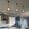 Claxy Rustic Pendant Lighting Farmhouse Pendant Light Kitchen Island Glass Shade - 2 of 4