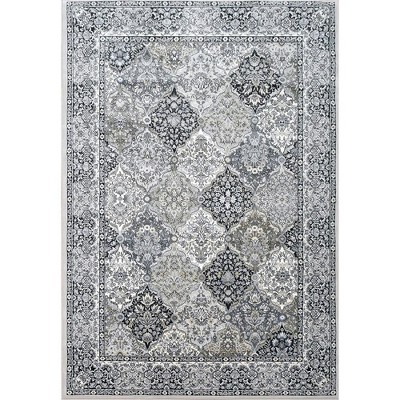 Ancient Garden 57008 Cream/Grey 5.3X7.7 Rectangle