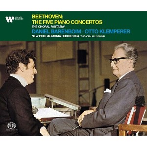 Daniel Barenboim & Otto Klemperer - Beethoven: 5 Piano Concertos, Choral Fantasy (3 Hybrid Sacd) - 1 of 1