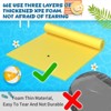Huxxion Floating Water Mat 9/12/18 Ft, 3 Layer Tear Resistant XPE Foam Floating Mat for Lake Pool Beach and Ocean - 2 of 4
