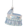 Kurt Adler Noble Gems Glass Baby Boy 4-Piece Ornament Set - 4 of 4