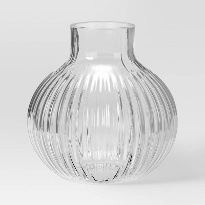 Round Glass Vase Clear - Room Essentials™