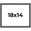 PosterPalooza | Slim Profile Brown Picture Frame - UV Acrylic, Backing Board, Hanging Hardware Included - 2 of 4