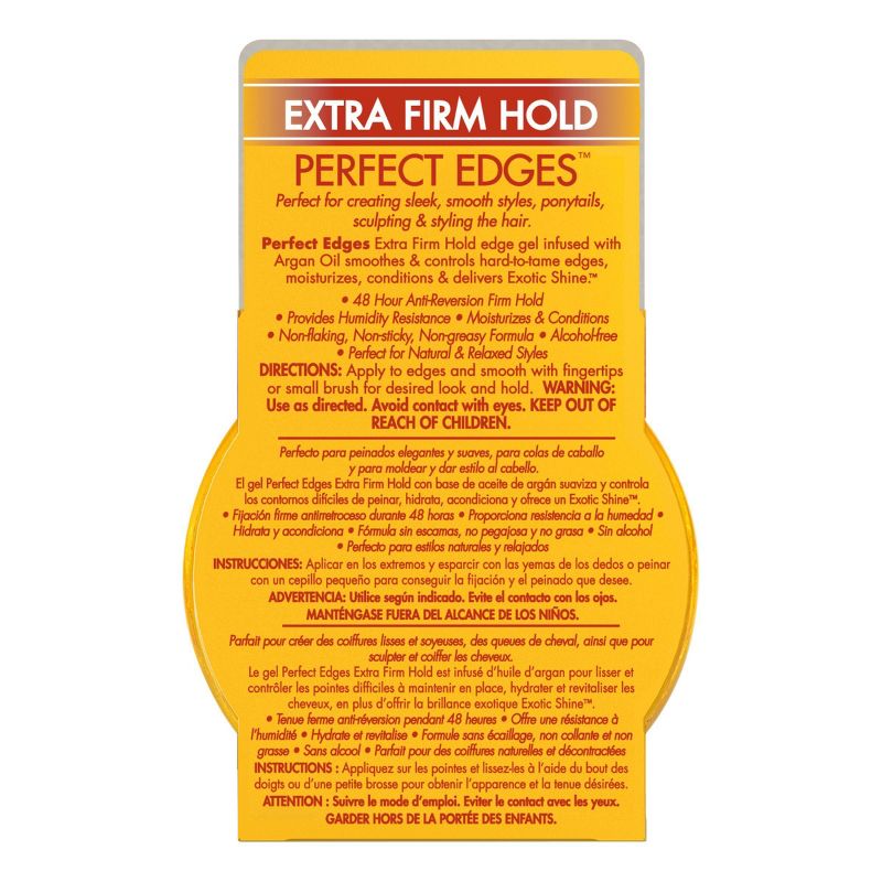 Creme of Nature Argan Oil Perfect Edges Extra Hold - 2.25oz, 4 of 12