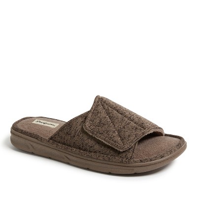 Men's cooper quilted best sale terry adjustable slide slipper