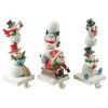 Northlight Set of 3 Snowmen Christmas Stocking Holders 9" - 3 of 4