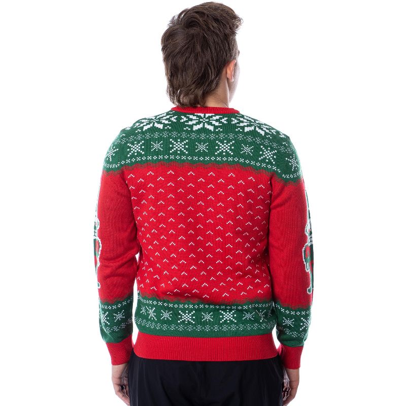 ELF Movie Men's Son of a Nutcracker Ugly Christmas Sweater Knit Pullover, 4 of 5