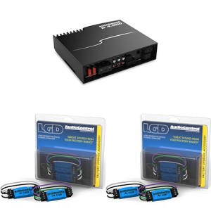 AudioControl D-4.800 High-Power 4 Channel DSP Matrix Amplifier with Accubass with 2 Pairs AudioControl AC-LGD Load generating device - 1 of 4
