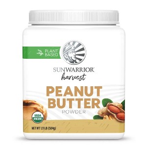 Harvest Peanut Butter Powder, Low Calorie Peanut Butter, Supports Healthy Digestion, Gluten Free PB Powder, Sunwarrior, 504gm - 1 of 4