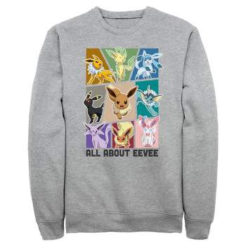 Men's Pokemon All About Eevee Eeveeloution Sweatshirt