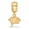 Black Bow Jewelry 14k Yellow Gold Plated Sterling Silver New Hampshire Wildcats NCAA Bead Charm - 2 of 4