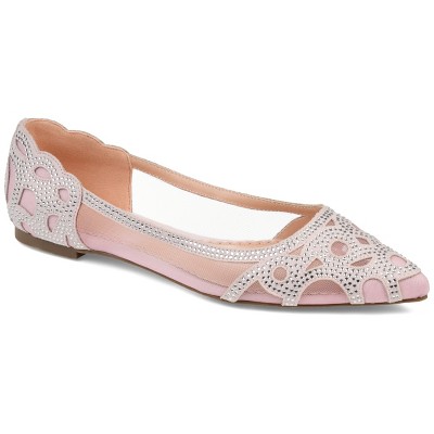 Hot pink hot sale flats target