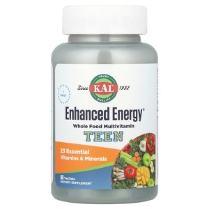 KAL Enhanced Energy®, Teen, Multivitamin, 60 VegTabs - 1 of 3