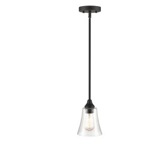 Millennium Lighting Caily 1 - Light Pendant in  Matte Black - 1 of 2