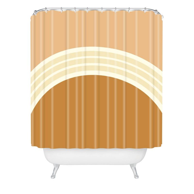 Urban Wild Studio One Day Clay Layers Shower Curtain Brown - Deny Designs, 1 of 5