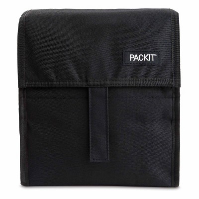 PackIt Freezable Snack Bag, Black New With Tags