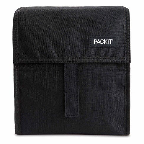 Packit Freezable Lunch Bag, Black, 72 oz