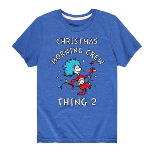 Boys' - The Cat in the Hat - Christmas Morning Crew Thing 2 Short Sleeve Graphic T-Shirt - 1 of 4