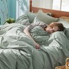 Cozy Comfort by Bedsure | Solid Diamond Pintuck 7pcs 80gsm Queen Size Beige Bedding Set Comforter Set - 2 of 4
