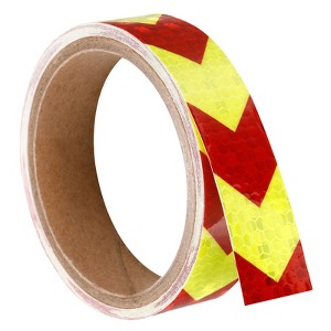 Unique Bargains Arrow Pattern Cars Waterproof Adhesive High Visibility Safety Reflective Tape - 1 of 4