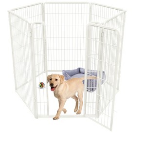 FXW Homeplus Indoor Dog Playpen - Stress-Free and Safe Play,Panels for Puppy and Small Dogs, Black│Patented - 1 of 4
