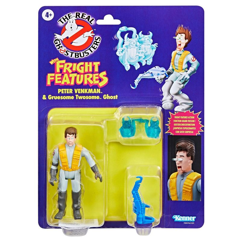 Ghostbusters Peter Venkman Action Figure with Gruesome Twosome Ghost, 3 of 10