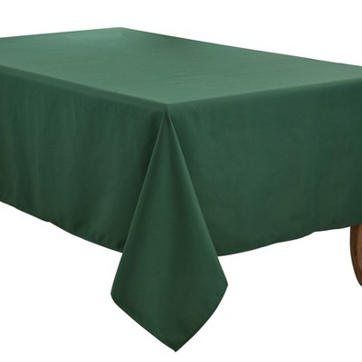 Green Rectangular Fabric Everyday Tablecloth