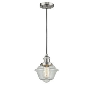 Oxford - 1 Light Cord Hung Mini Pendant In Traditional Style-8 Inches Tall and 7.5 Inches Wide - 1 of 1
