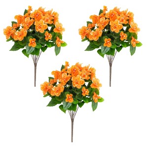 Nearly Natural 19-in UV Resistant Artificial Azalea Bush (Indoor ...