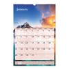 Scenic Monthly Wall Calendar, Landscape Photography, 15.5 x 22.75, White/Multicolor Sheets, 12-Month (Jan-Dec): 2025 - 2 of 4