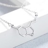 Sterling Silver Serotonin Necklace Pendant - 2 of 4