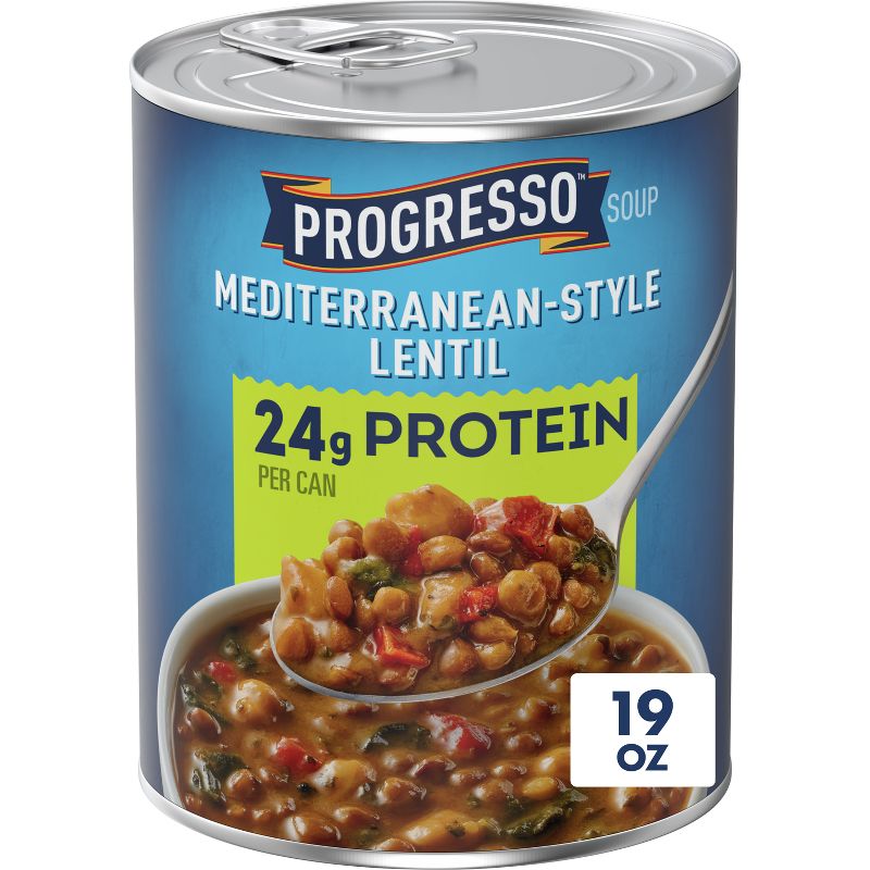 Progresso High Protein Mediterranean Style Lentil - 19oz, 1 of 9