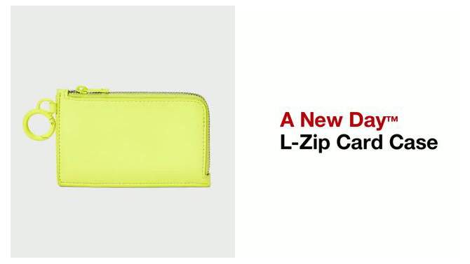 L-Zip Card Case - A New Day™, 2 of 6, play video