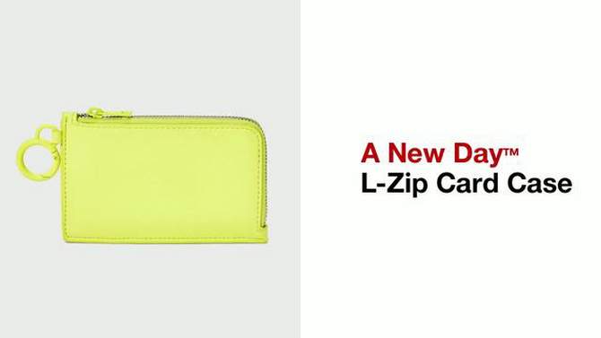 L-Zip Card Case - A New Day™, 2 of 7, play video
