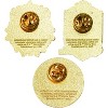 Harry Potter Gryffindor Enamel Pins, Set of 3 - In Hogwarts Trunk Storage Case Box- Metal Pin Buttons - Accessory Gift for Fans, Kids, Boys & Girls - 4 of 4