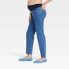 Over Belly High-Rise 90's Straight Maternity Pants - Isabel Maternity by Ingrid & Isabel™ Dark Wash - 4 of 4