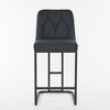 GDFStudio Lacey Modern Button-Tufted Upholstered Bar Stools (Set of 2) - 4 of 4