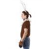 HalloweenCostumes.com One Size Fits Most   Adult Disney Frozen Deluxe Sven Halloween Costume Kit Accessory, White/Tan/Brown - 4 of 4