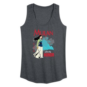 Women's - Disney - Live By Honor Graphic Racerback Tank - 1 of 4