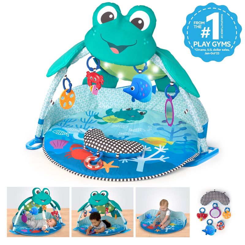 Baby Einstein Neptune Under The Sea Lights And Sounds Activity Gym And Play Mat, 4 of 19