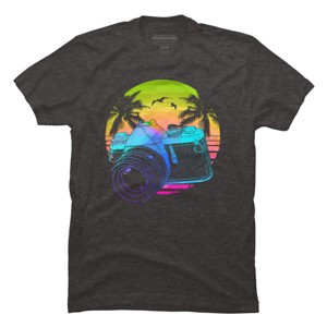 Men's Design By Humans Retro Photography By clingcling T-Shirt - 1 of 4